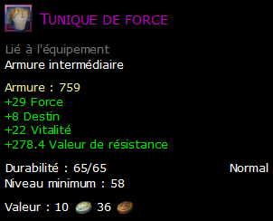 Tunique de force