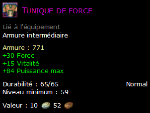 Tunique de force