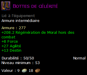 Bottes de célérité