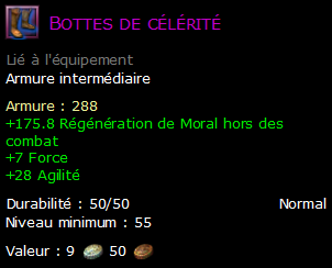 Bottes de célérité