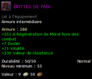 Bottes de paix