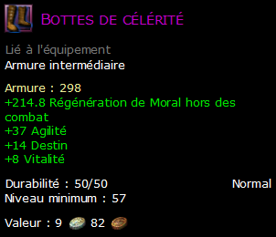 Bottes de célérité