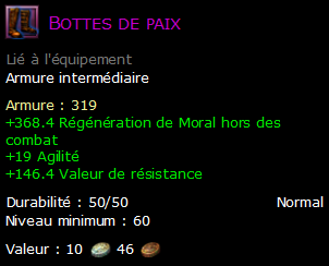 Bottes de paix