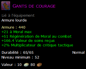 Gants de courage