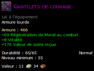 Gantelets de courage