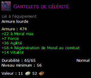 Gantelets de célérité