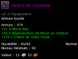 Gants de courage