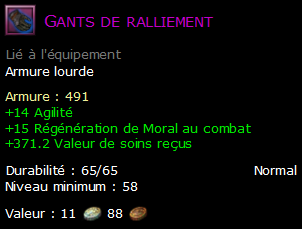 Gants de ralliement