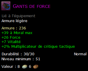 Gants de force