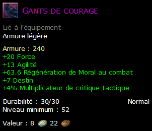 Gants de courage