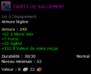 Gants de ralliement