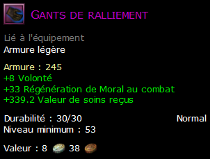 Gants de ralliement