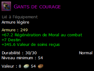 Gants de courage