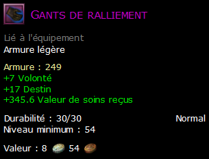 Gants de ralliement