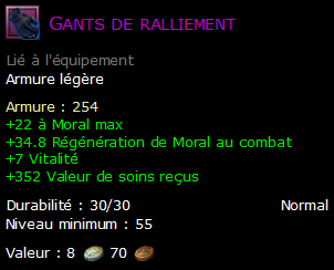 Gants de ralliement