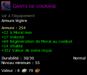 Gants de courage