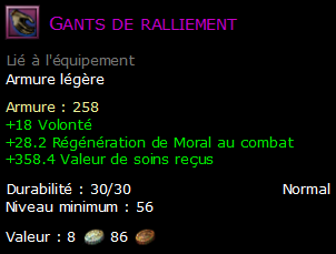 Gants de ralliement