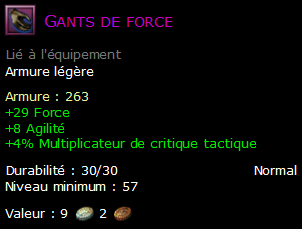 Gants de force