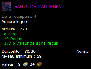 Gants de ralliement