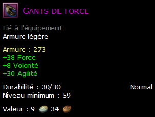 Gants de force