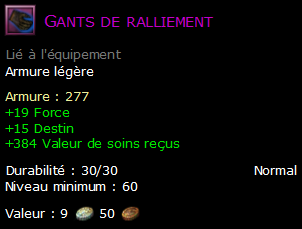 Gants de ralliement