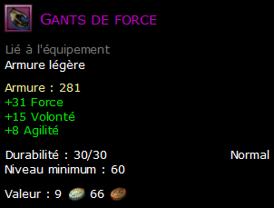 Gants de force