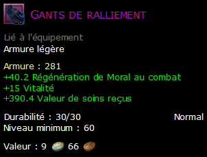 Gants de ralliement