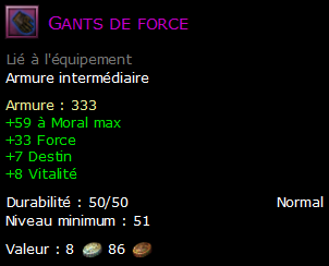 Gants de force