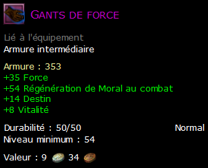 Gants de force