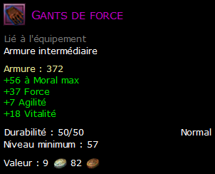 Gants de force