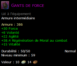 Gants de force