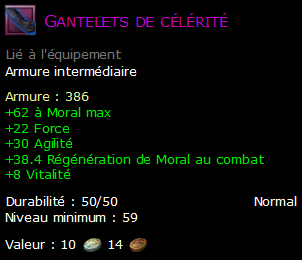 Gantelets de célérité