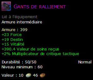 Gants de ralliement