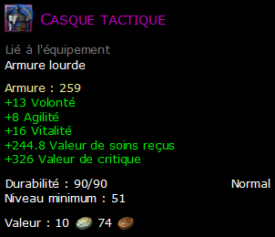 Casque tactique