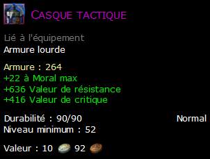 Casque tactique