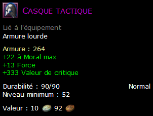 Casque tactique