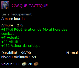 Casque tactique