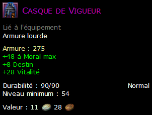 Casque de Vigueur