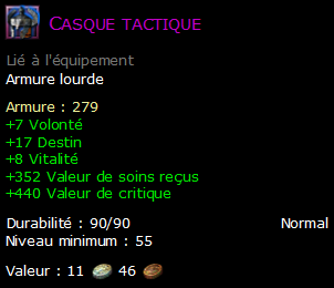 Casque tactique