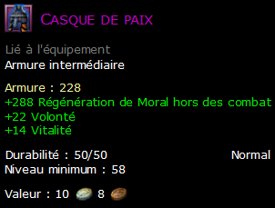 Casque de paix