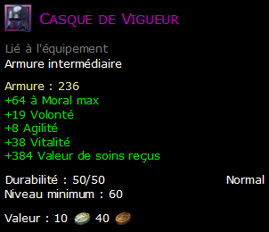 Casque de Vigueur