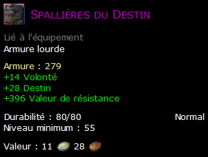 Spallières du Destin