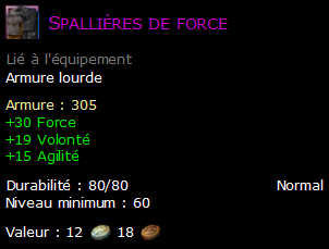 Spallières de force