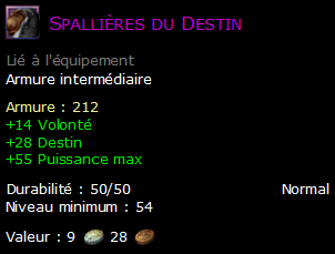 Spallières du Destin