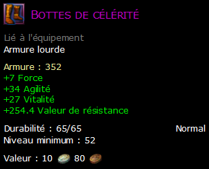 Bottes de célérité