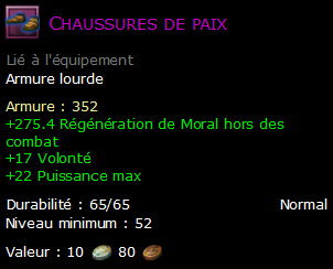 Chaussures de paix