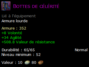 Bottes de célérité