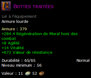 Bottes traitées