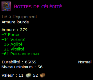 Bottes de célérité