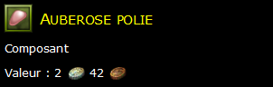 Auberose polie